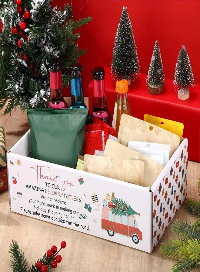 ايباك صندوق وجبات خفيفة من إيباخ لعيد الميلاد لسائقي التوصيل، شكرًا لسائقي التوصيل الرائعين لدينا، صناديق هدايا شكر لعمال البريد، وعمال البريد، وسائقي الحافلات - Image 4